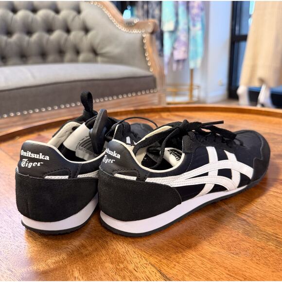 NEW Onitsuka Tiger Serrano 'Black White'Me sz Men 5.5 women 7175 - Picture 2 of 5